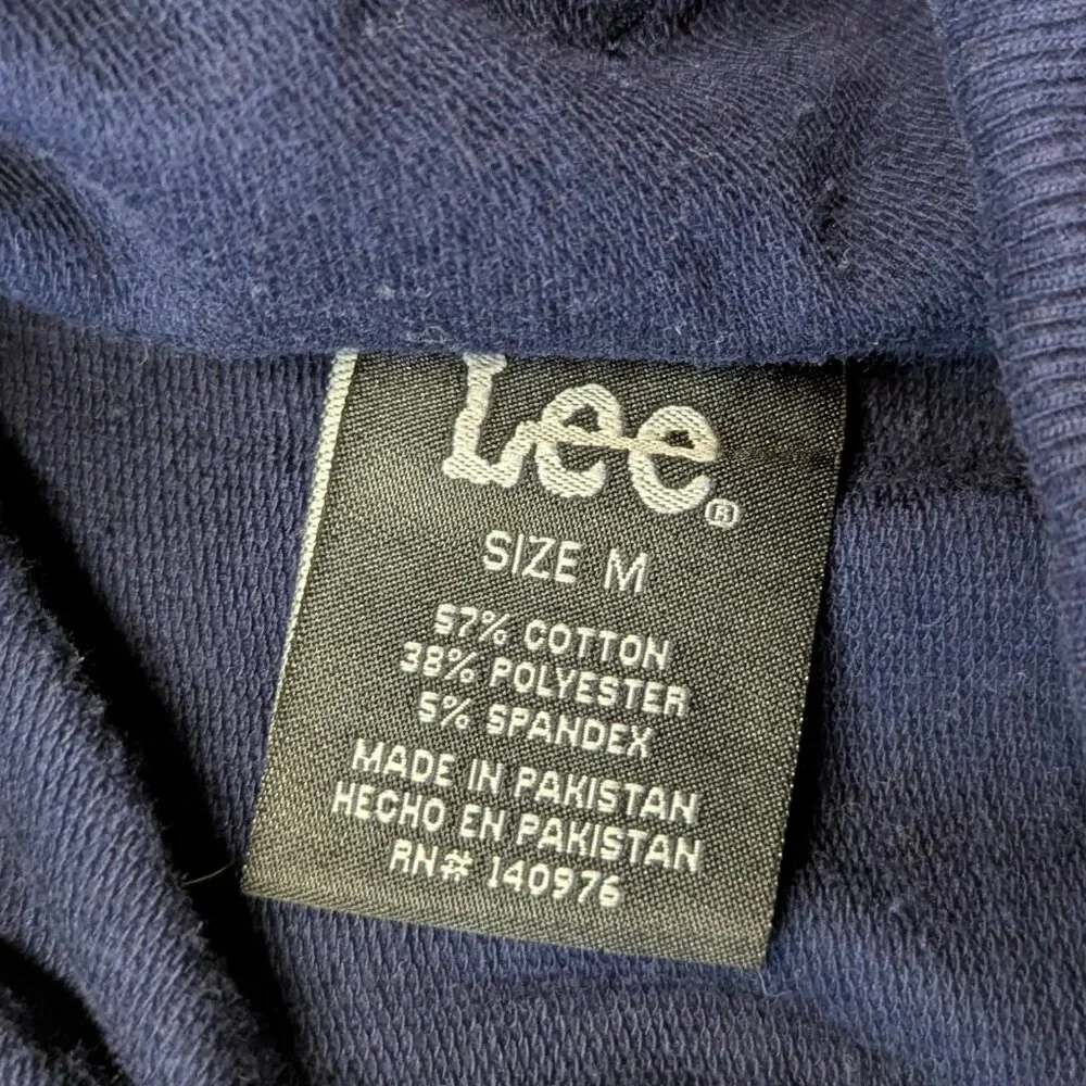 NWT Lee Size Medium (8-10) Navy Sweatpants and Zippered Hooded Jacket